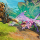 A vault hunter shoots a dragon in Tiny Tina's Wonderlands.